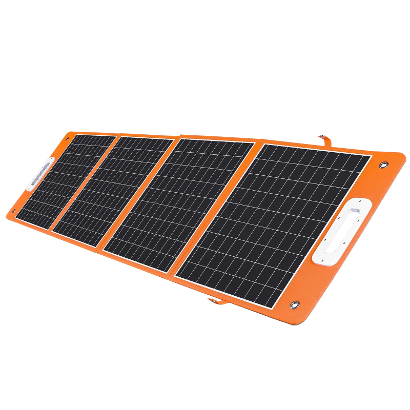 Портативна сонячна панель TSP-18V-100W Monocrystalline PD65W+QC3.0 (1USB-A/1C) - Зображення 4
