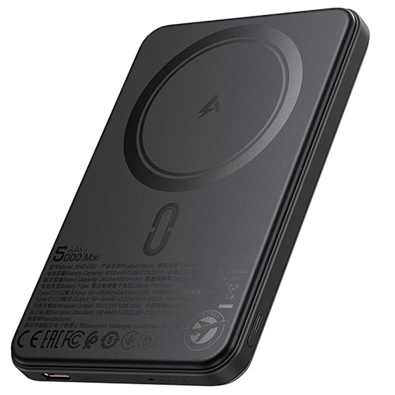 Повербанк Power Bank Acefast M30 PD20W з БЗП with cable 5000 mAh - Зображення 4