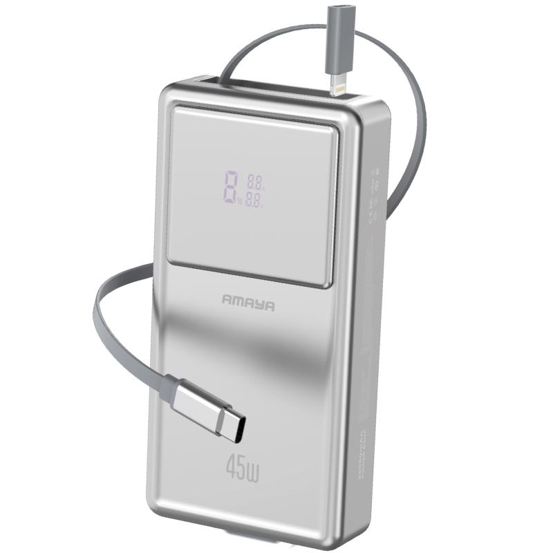 Повербанк Power Bank Amaya F231 45W with display and cable 20000 mAh