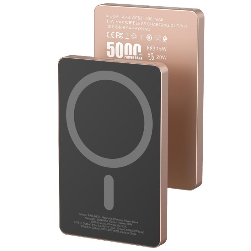 Повербанк Power Bank Amaya APB-WF53 15W з БЗП 5000 mAh