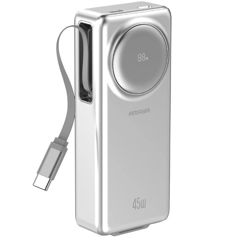 Повербанк Power Bank Amaya F132 45W with display and cable 10000 mAh