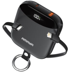 Повербанк Power Bank Amaya F150 22.5W with display and cable 10000 mAh