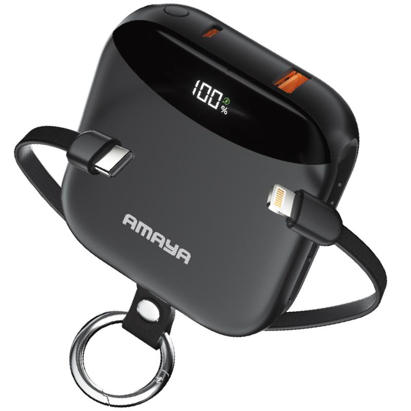 Повербанк Power Bank Amaya F150 22.5W with display and cable 10000 mAh