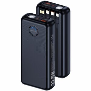 Повербанк Power Bank Amaya F239L 22.5W flashlight with cable 20000 mAh