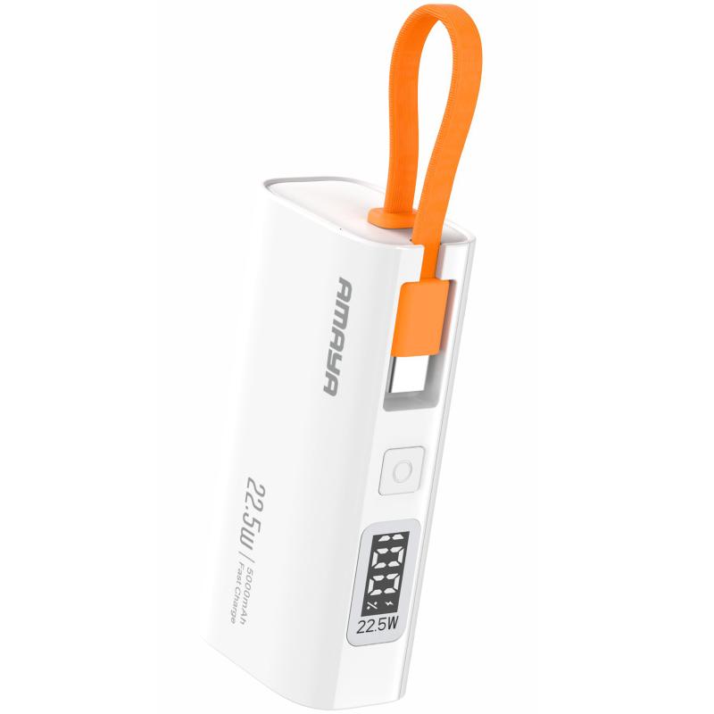 Повербанк Power Bank Amaya FD39 22.5W with display and cable 5000 mAh