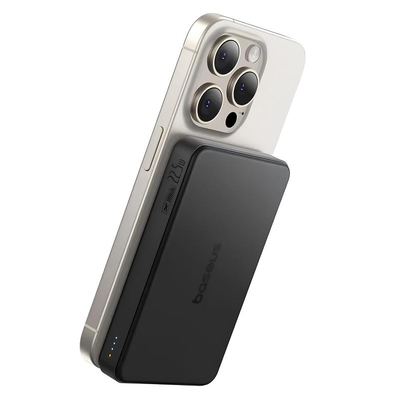 Повербанк Power Bank Baseus Airpow II OS Qi2 22.5W з БЗП 10000 mAh (P10080000) - Зображення 2