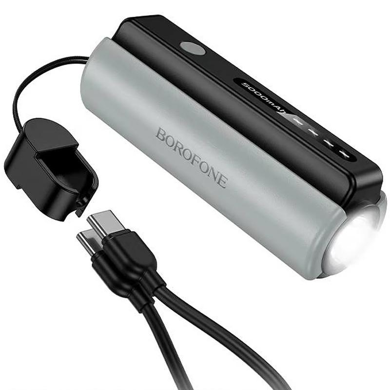 Повербанк Power Bank Borofone BJ87 Star flashlight with cable 5000 mAh