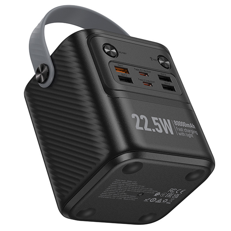 Повербанк Power Bank Hoco J152 Tough 22.5W+PD20W 80000 mAh - Зображення 6