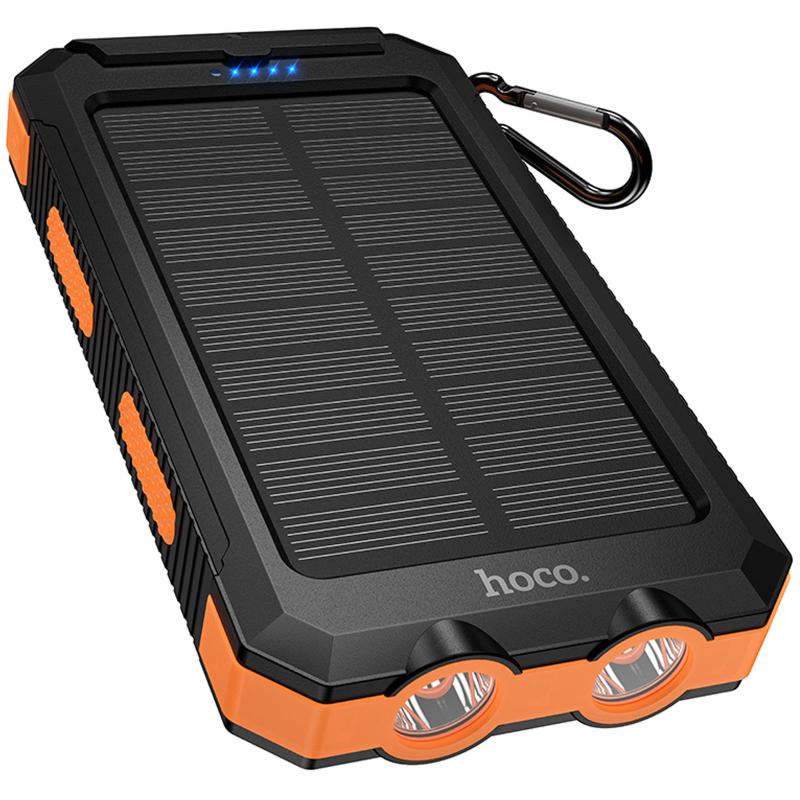 Повербанк Power Bank Hoco J164 Platinum solar 10.5W with lighting 8000 mAh - Зображення 2