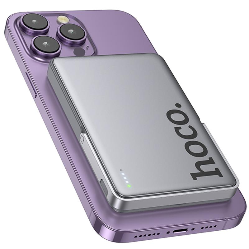 Повербанк Power Bank Hoco Q36 Sunlight magnetic suction+holder PD20W з БЗП 5000 mAh - Зображення 5