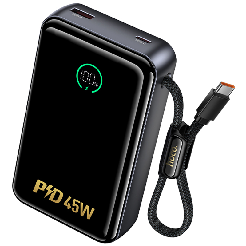 Повербанк Power Bank Hoco Q54 Shine PD45W with cable 20000 mAh