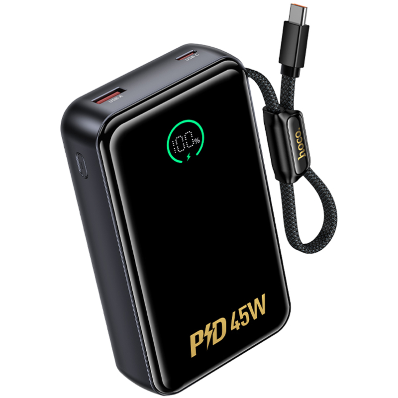 Повербанк Power Bank Hoco Q54 Shine PD45W with cable 20000 mAh - Зображення 3