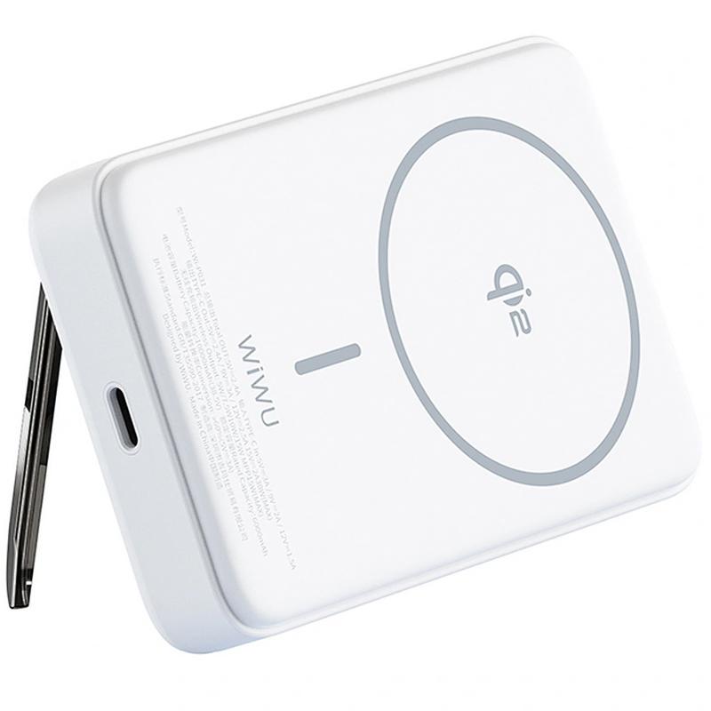 Повербанк Power Bank WIWU Wi-P031 Magnetic з БЗП Qi2 30W 10000 mAh - Зображення 2