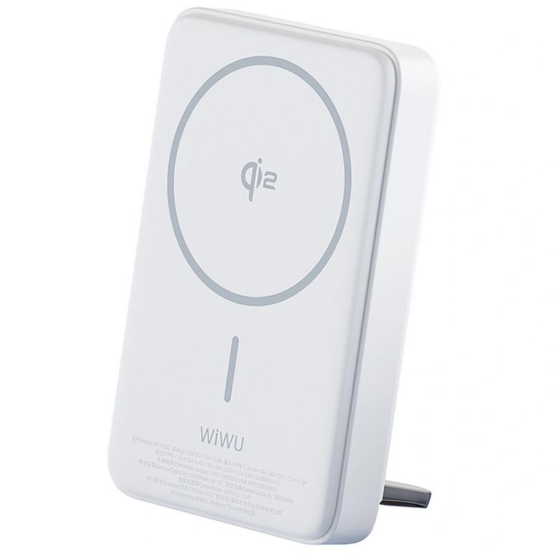 Повербанк Power Bank WIWU Wi-P031 Magnetic з БЗП Qi2 30W 10000 mAh - Зображення 3