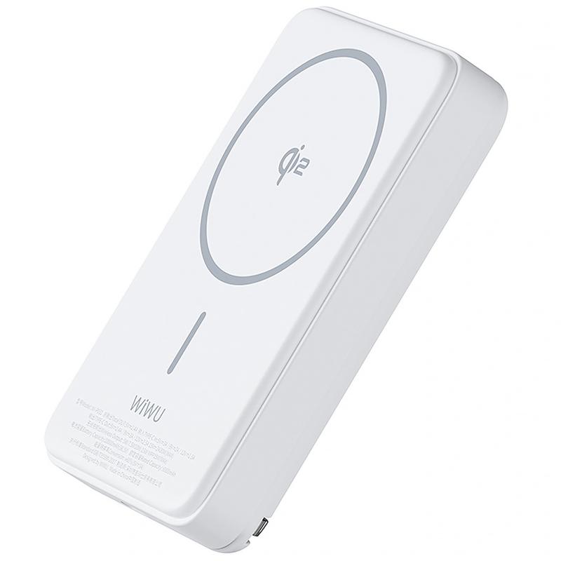 Повербанк Power Bank WIWU Wi-P031 Magnetic з БЗП Qi2 30W 10000 mAh - Зображення 5