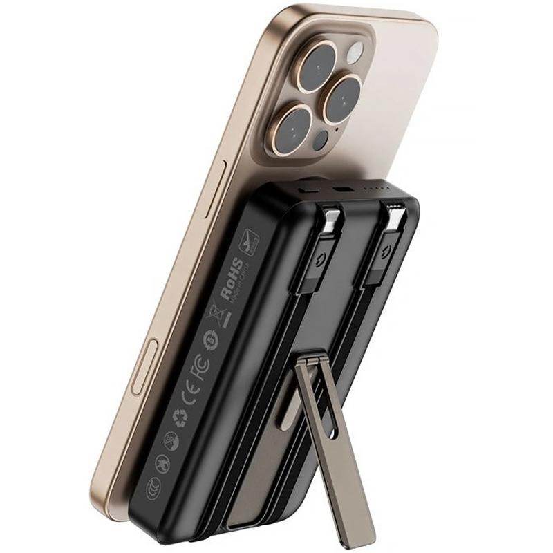 Повербанк Power Bank WIWU Wi-P056 22.5W+PD20W з БЗП+iWatch with cable 10000 mAh - Зображення 5