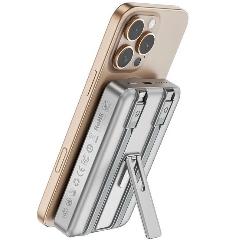 Повербанк Power Bank WIWU Wi-P056 22.5W+PD20W з БЗП+iWatch with cable 10000 mAh - Зображення 2