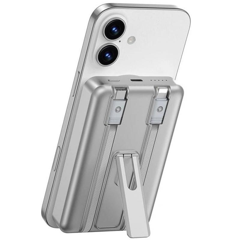Повербанк Power Bank WIWU Wi-P056 22.5W+PD20W з БЗП+iWatch with cable 10000 mAh - Зображення 3