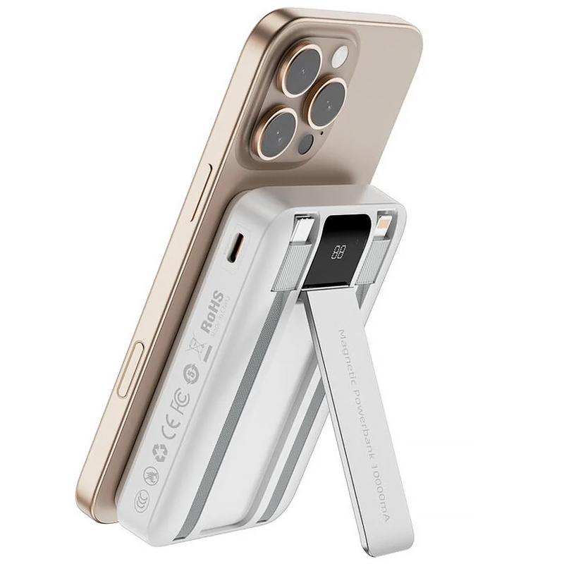 Повербанк Power Bank WIWU Wi-P061 22.5W+PD20W з БЗП+iWatch with cable 10000 mAh - Зображення 2
