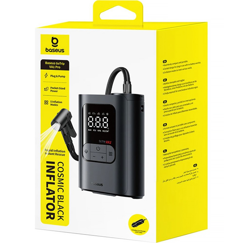 Автомобільний насос Baseus GoTrip VA1 Pro (C01197) - Зображення 2