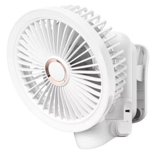 Портативний вентилятор GF12 з затискачем+LED 5400mAh