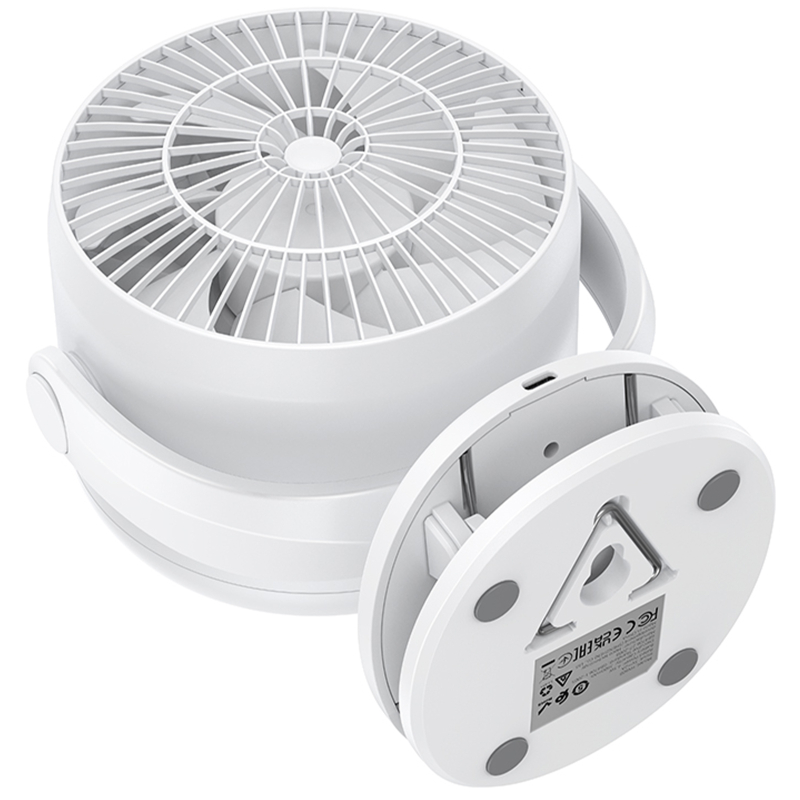 Портативний вентилятор Hoco HX608 handheld folding fan 3600 mAh - Зображення 6