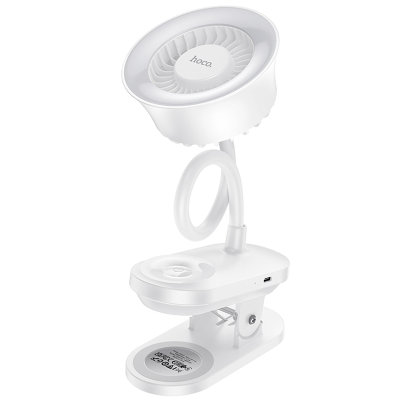 Портативний вентилятор Hoco HX610 handheld folding fan 1800 mAh - Зображення 6
