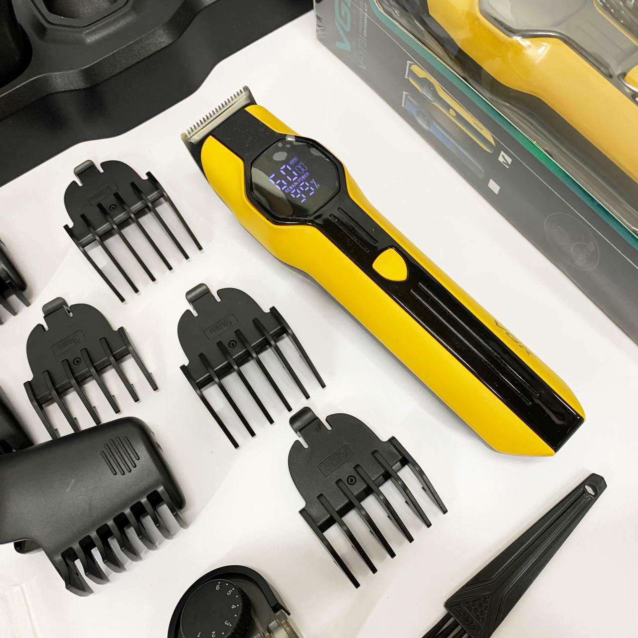 Набір для стрижки VGR V-173 Yellow 13в1 - Зображення 4