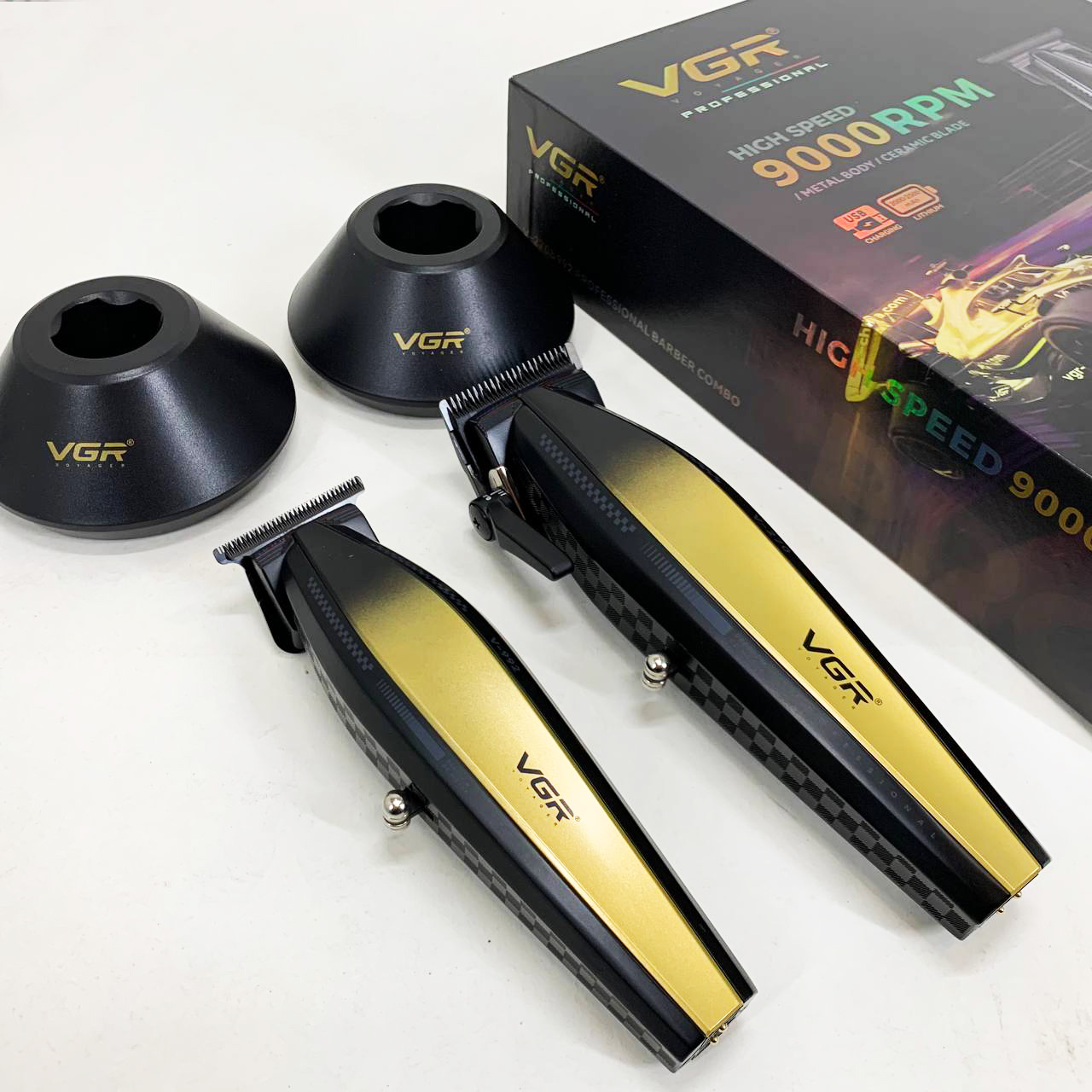 Набір для стрижки VGR 2в1 V-270 V-992 GOLD - Зображення 2