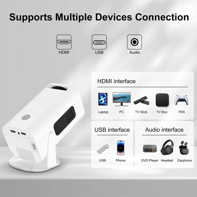 Проектор 4k Android HP330 - Зображення 5