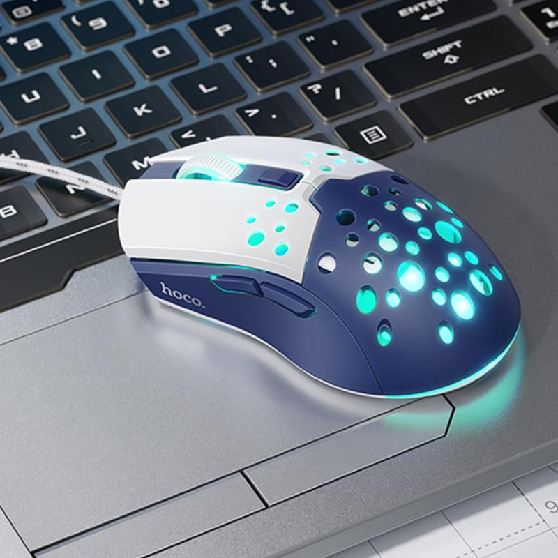 Миша дротова Hoco GM51 Sky Luminous - Зображення 3