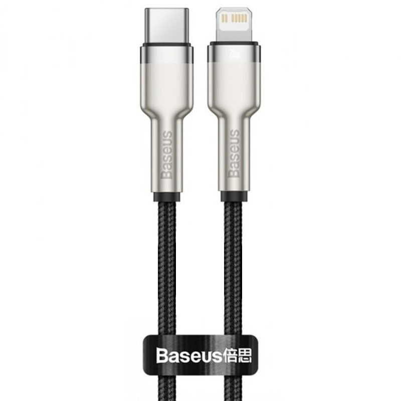 Дата кабель Baseus Cafule Metal Type-C to Lightning PD20W (2m) (CATLJK-B)