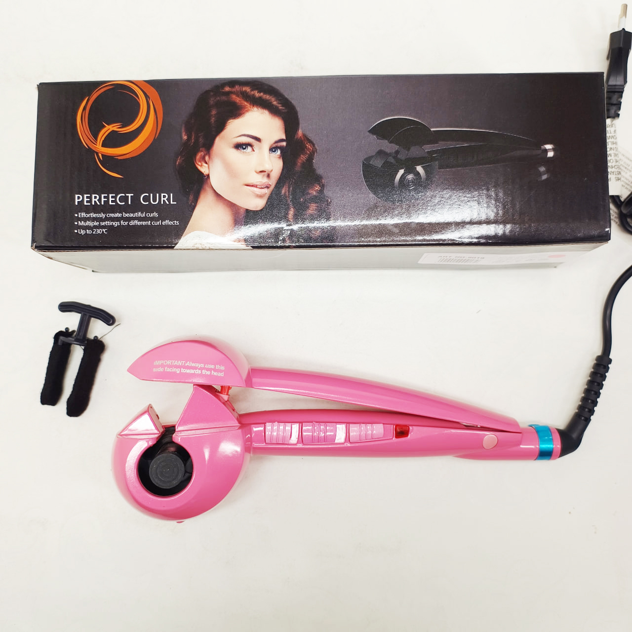 Плойка BALALISI Perfect Curl спіральна для завивки Pink - Зображення 5