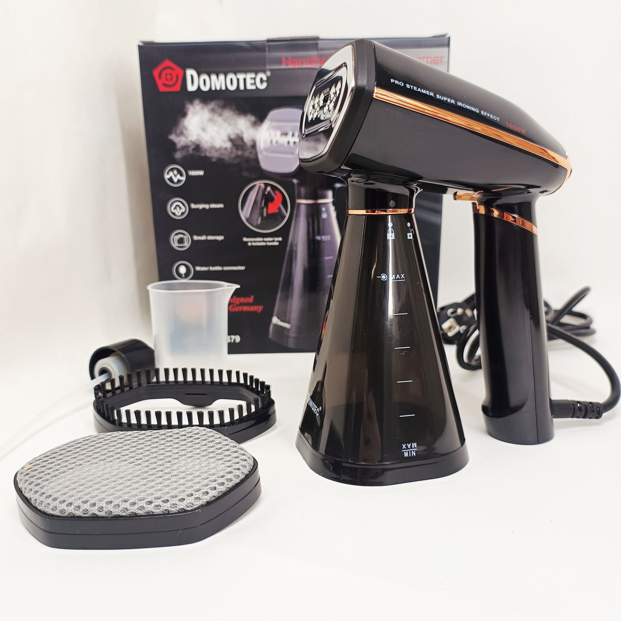 Ручний відпарювач Domotec MS-1272 350 мл 1600 Вт для одягу - Зображення 5