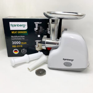 Електрична м’ясорубка Rainberg RB-2319 з реверсом 3000 Вт White