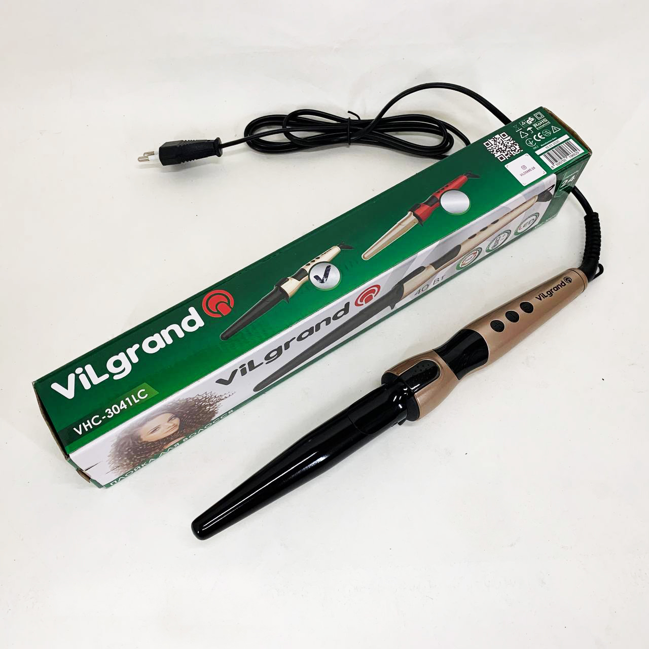 Плойка конусна ViLgrand VHC-3041LC Gold - Зображення 4