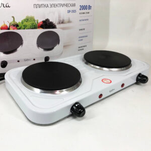 Електроплита двоконфоркова настільна Suntera DP-1925 2000 Вт білий