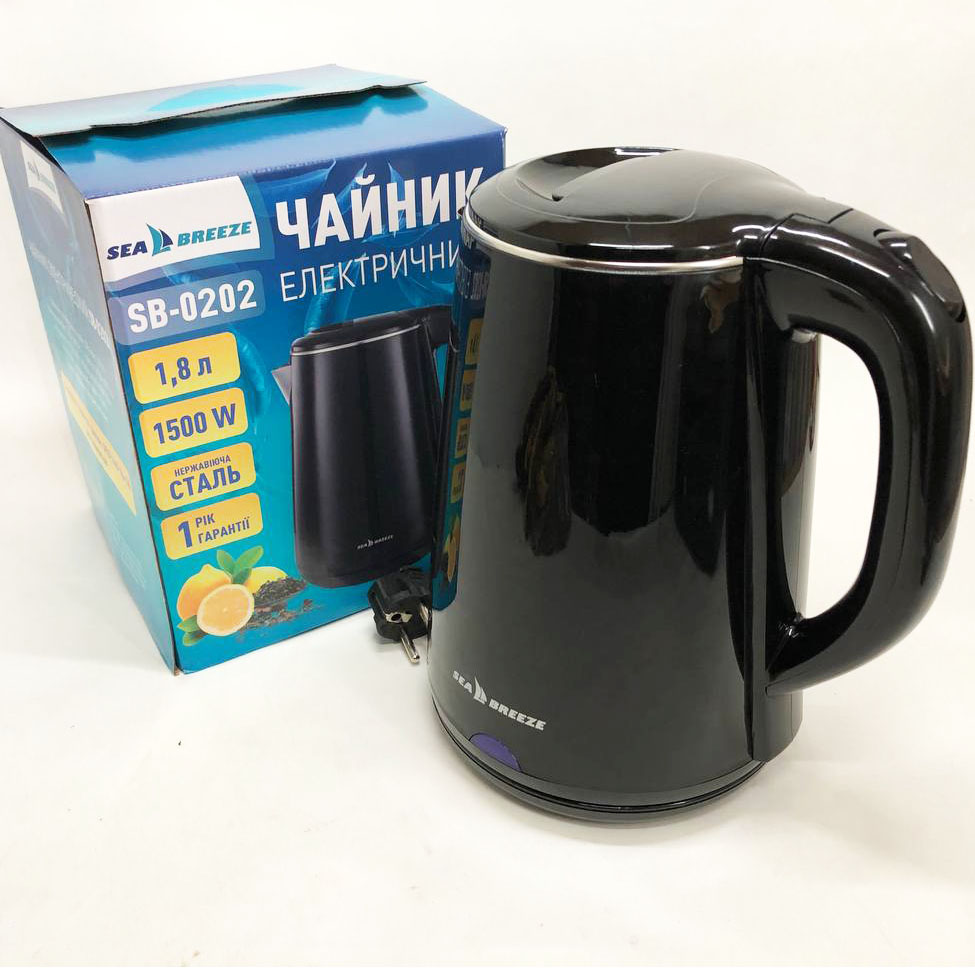 Електрочайник SeaBreeze SB-0202 1,8 л 1500 Вт - Зображення 2