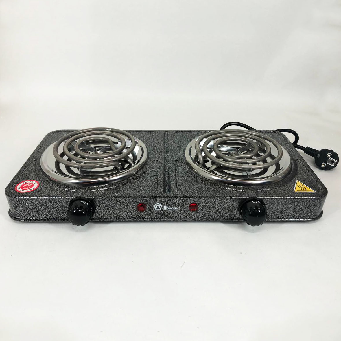Електроплита Domotec MS-5802 двокомфоркова настільна - Зображення 6