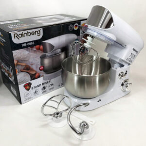 Електричний планетарний міксер Rainberg RB-8083 3200 Вт з насадками White