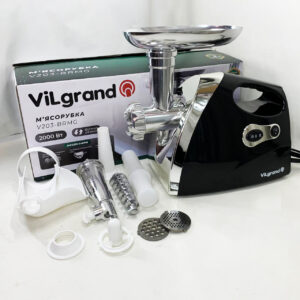 Електром'ясорубка ViLgrand V203-BRMG 2000 Вт чорна