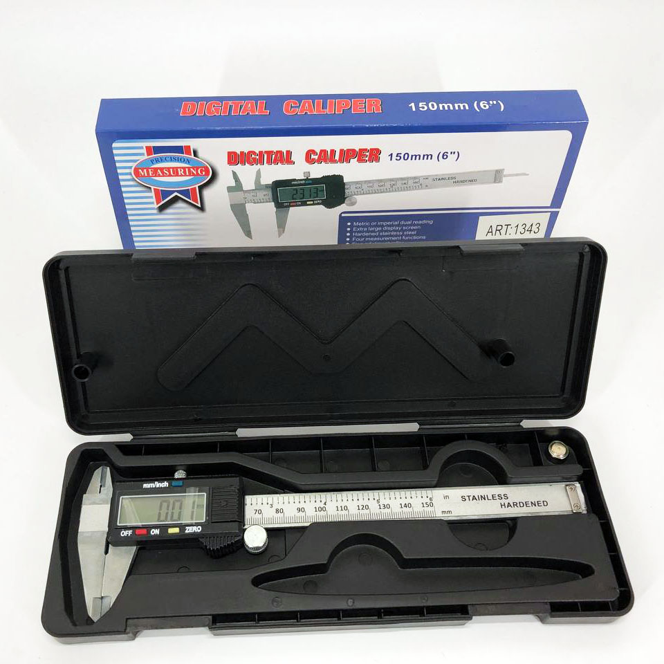 Електронний штангенциркуль Digital Caliper 0-150 мм з LCD дисплеєм у кейсі