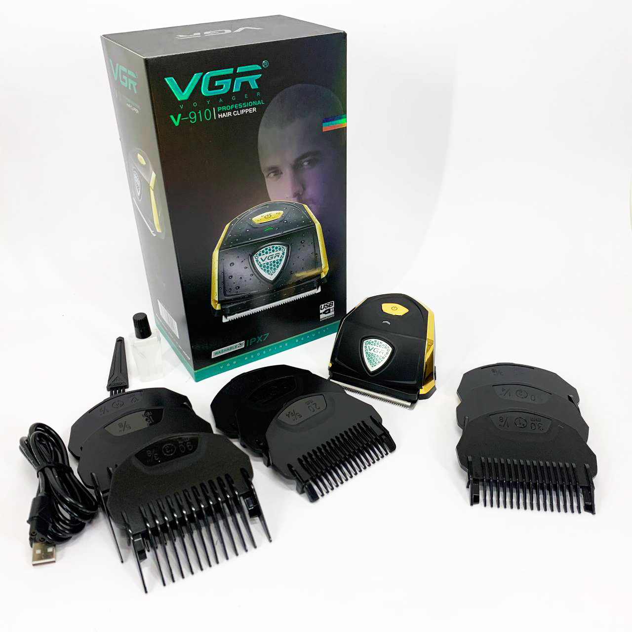 Акумуляторна машинка для стрижки VGR V-910 - Зображення 5