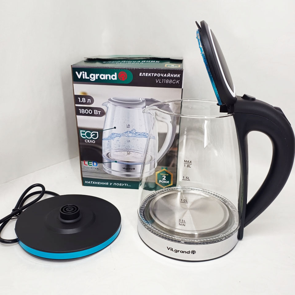 Електрочайник Vilgrand VL1188GK 1800 Вт 1,8 л - Зображення 5