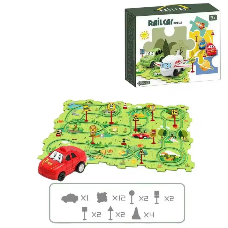 Розвиваюча іграшка-пазл SHT 1103B Forest Park (25pcs) - Зображення 4