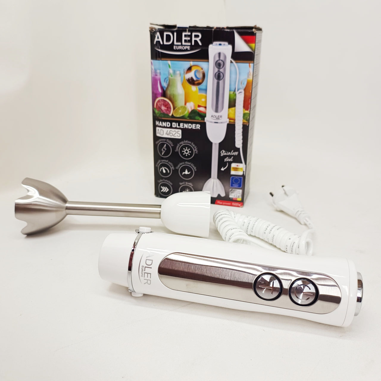Занурювальний блендер Adler AD-4625 W 850 Вт White - Зображення 2