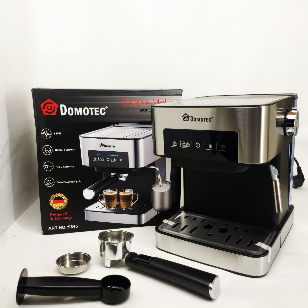 Кавоварка Domotec MS-136 1,6 л 850 Вт 15 Бар - Зображення 3