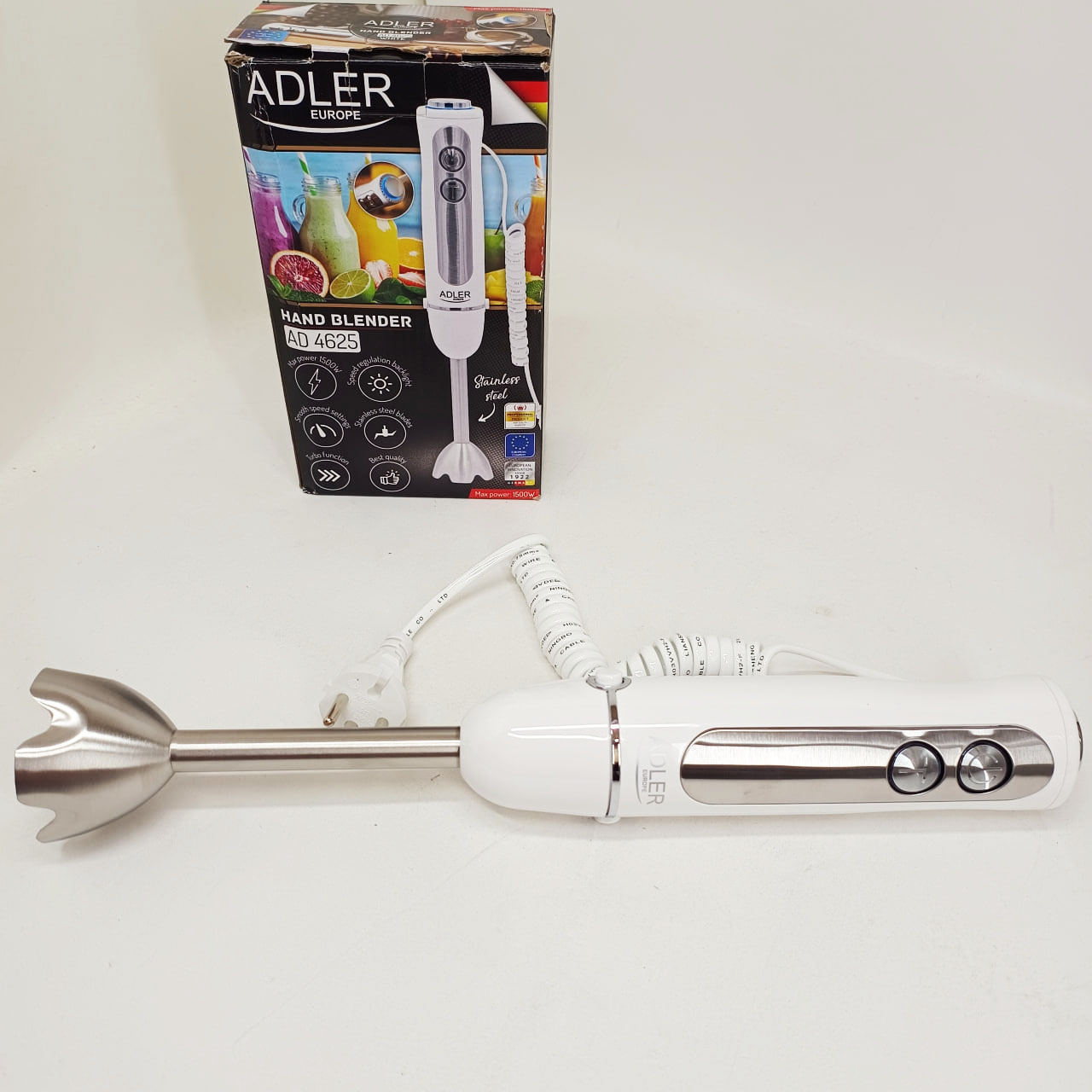 Занурювальний блендер Adler AD-4625 W 850 Вт White - Зображення 4