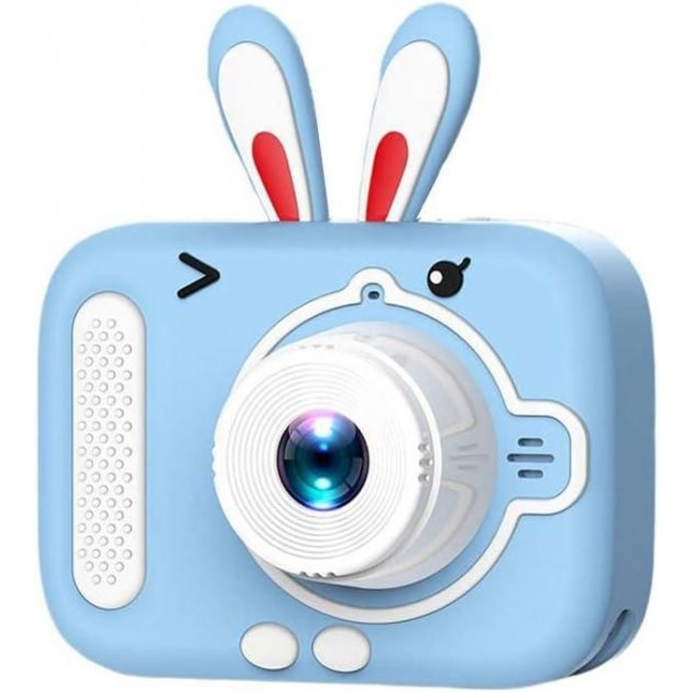 Дитячий цифровий фотоапарат X900 Rabbit блакитний - Зображення 4