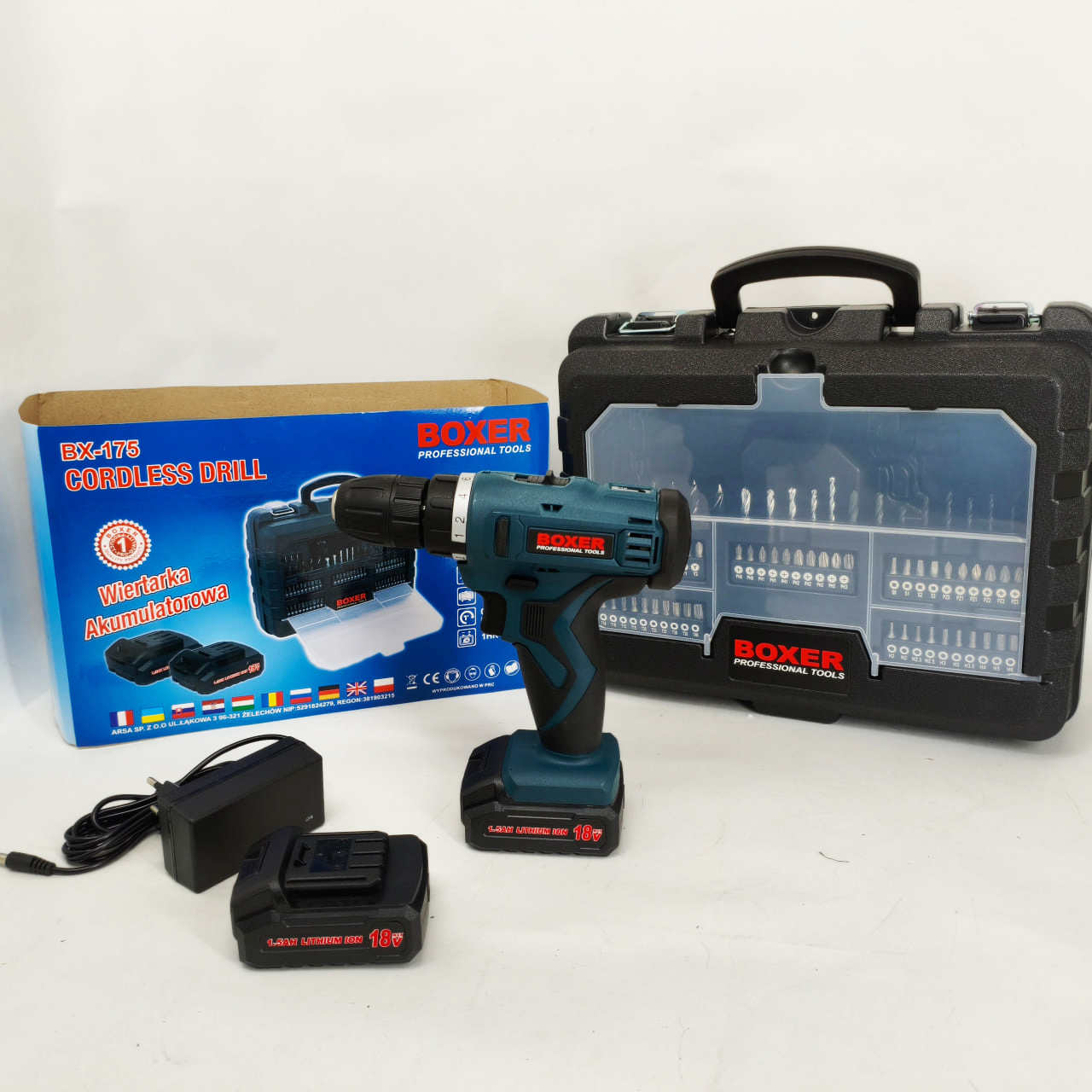 Портативний шуруповерт Boxer BX-175 18 В